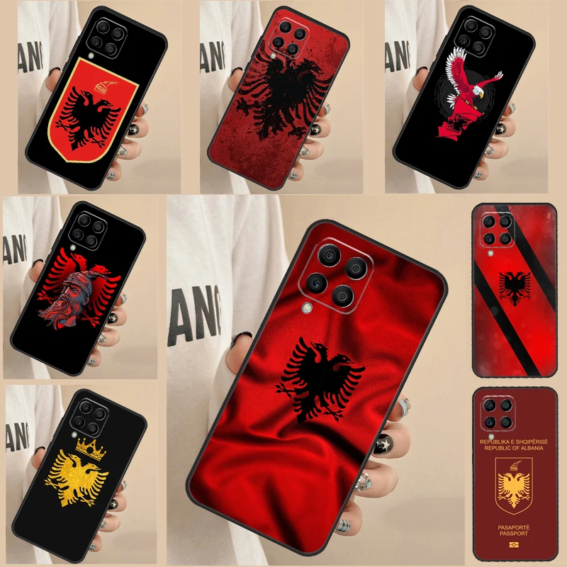 Albania Albanians Flag Case For Samsung Galaxy M12 M13 M14 M22 M32 M52 M11 M21 M31 M23 M33 M53 M20 M34 M54 Fundas