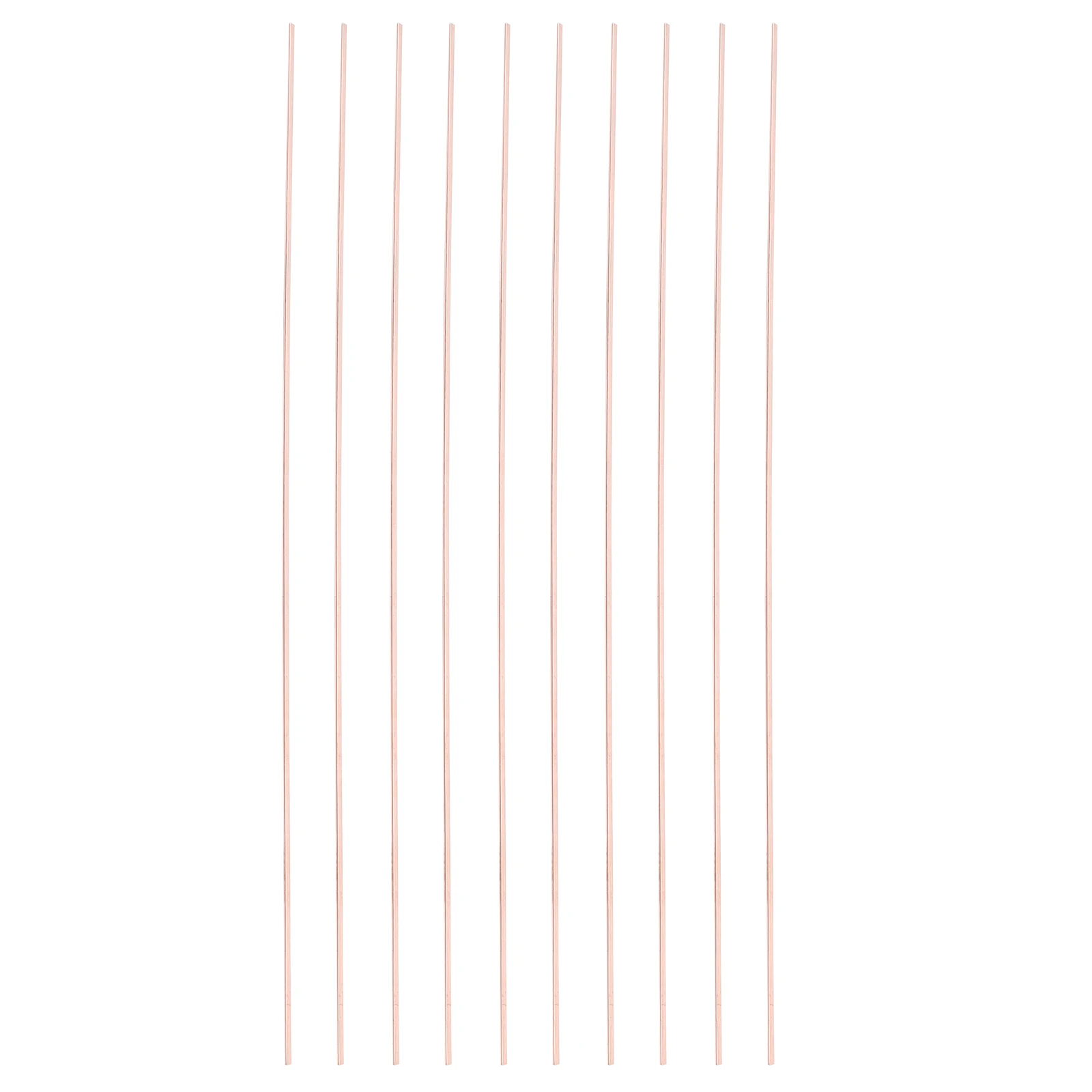 

10pcs Copper Welding Rods Flat Metal Soldering Bars High Temp Resistant for AC Refrigerator DIY Garden Projects Copper Flat Bar