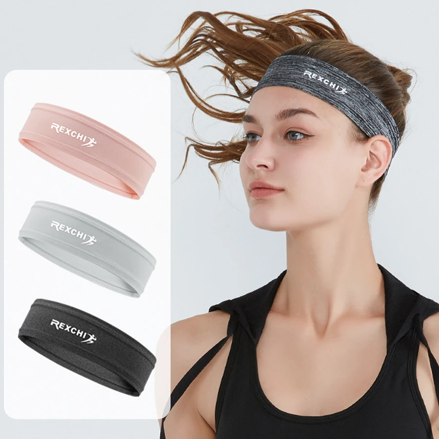 

Women's Soft Sports Headband Moisture Wicking Elastic Sweatband Non Slip Hair Band for Yoga Running Workout