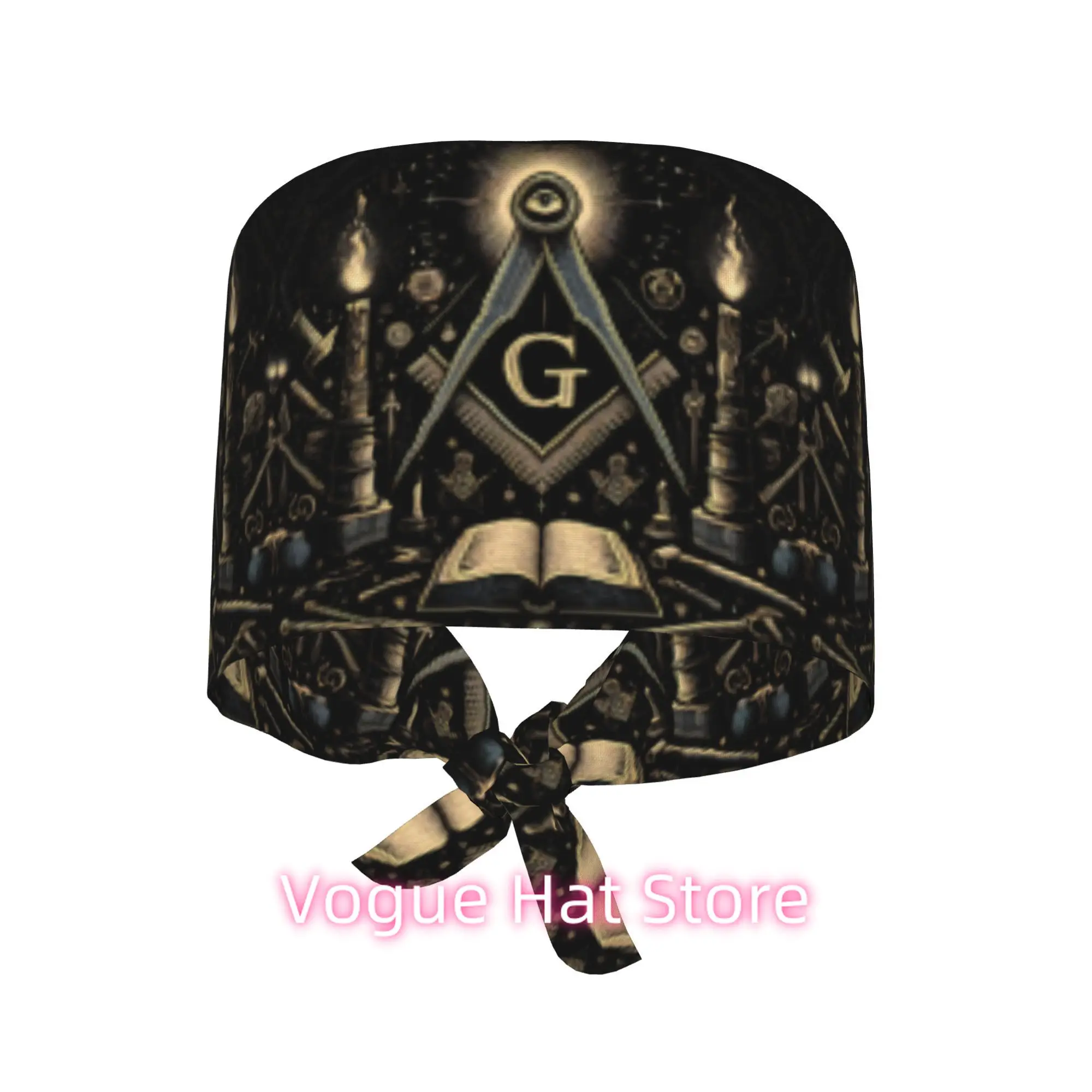 Freemasonry Working Cap Suitable for Freemasons - Adjustable Masonic Work Cap, Lightweight & Machine Washable, Fit for E