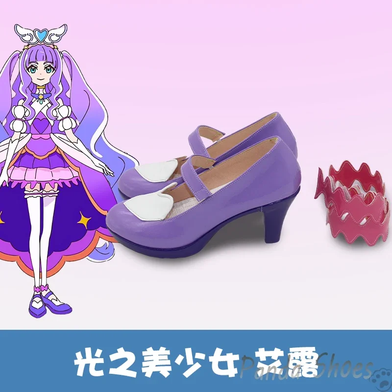Anime Futari wa Pretty Cure Ellione Scarpe Cosplay Anime Cos Comic Costume Cosplay Scarpe Prop per Con Festa di Halloween