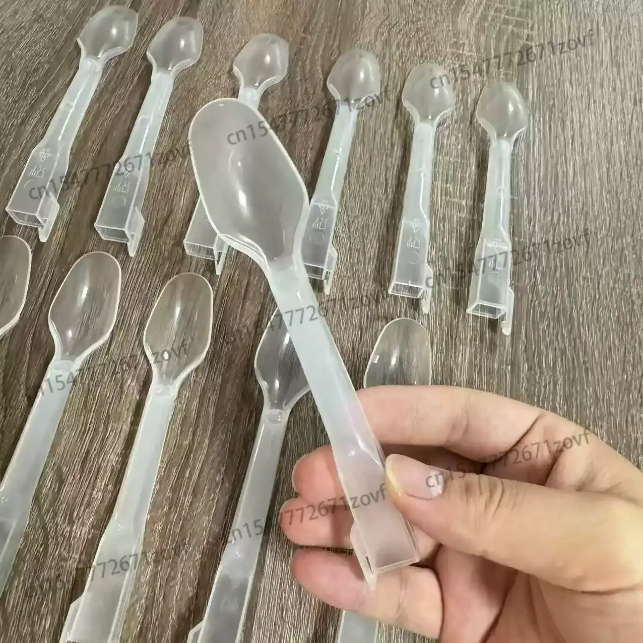 Plastic Stirring Spoon For Flurry Ice Cream Blender Machine Flurry Ice Cream Mixer Machine Plastic Spoon For Milk Shake Machine