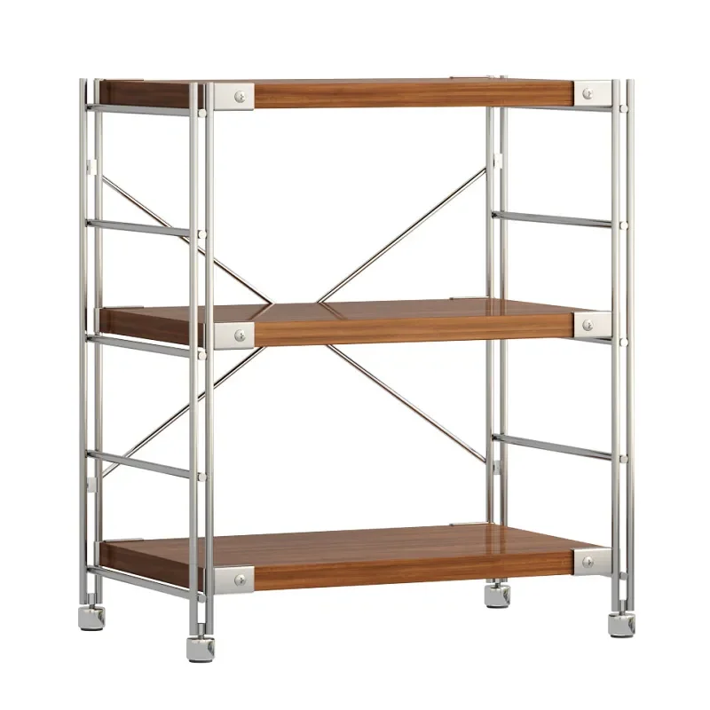 Adjustable Kitchen Pot Rack Non Punching Multi Layer Storage Shelf Simple Organizer for Cookware Pans