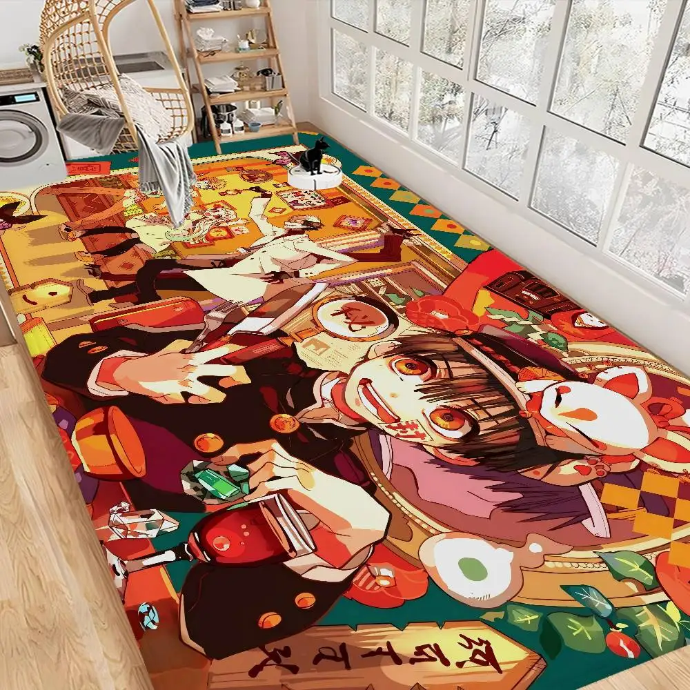 Toilet Bound Hanako Kun Bathroom Mat Non-Slip Laundry Room Mat Laundry Decor Balcony Child Living Room Toilet Rug