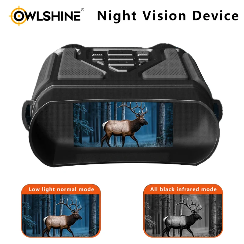 

4K портативный инфракрасный бинокль ночного видения камера 1080P HD 8-кратный цифровой зум бинокулярный телескоп для охоты и кемпинга