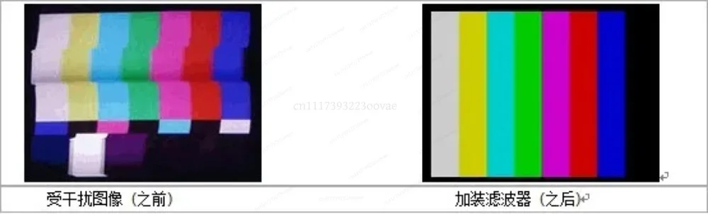 LK_RCA Video Isolator AV Filter Anti-Interference Noise Reducer for Monitor, Replacement Parts