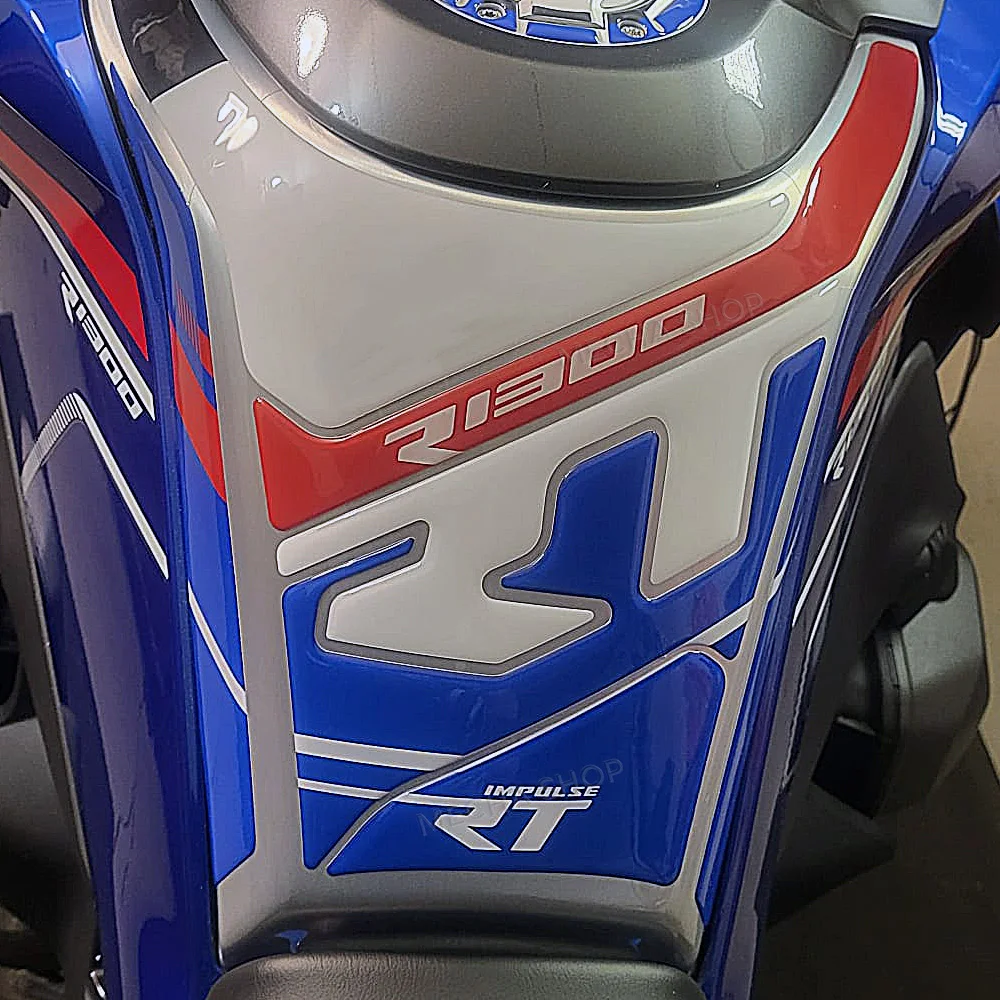 Motorcycle Tank Pad Protection 3D Resin Decals R1300RT Stickers For R 1300 RT R1300RT 2025 2026