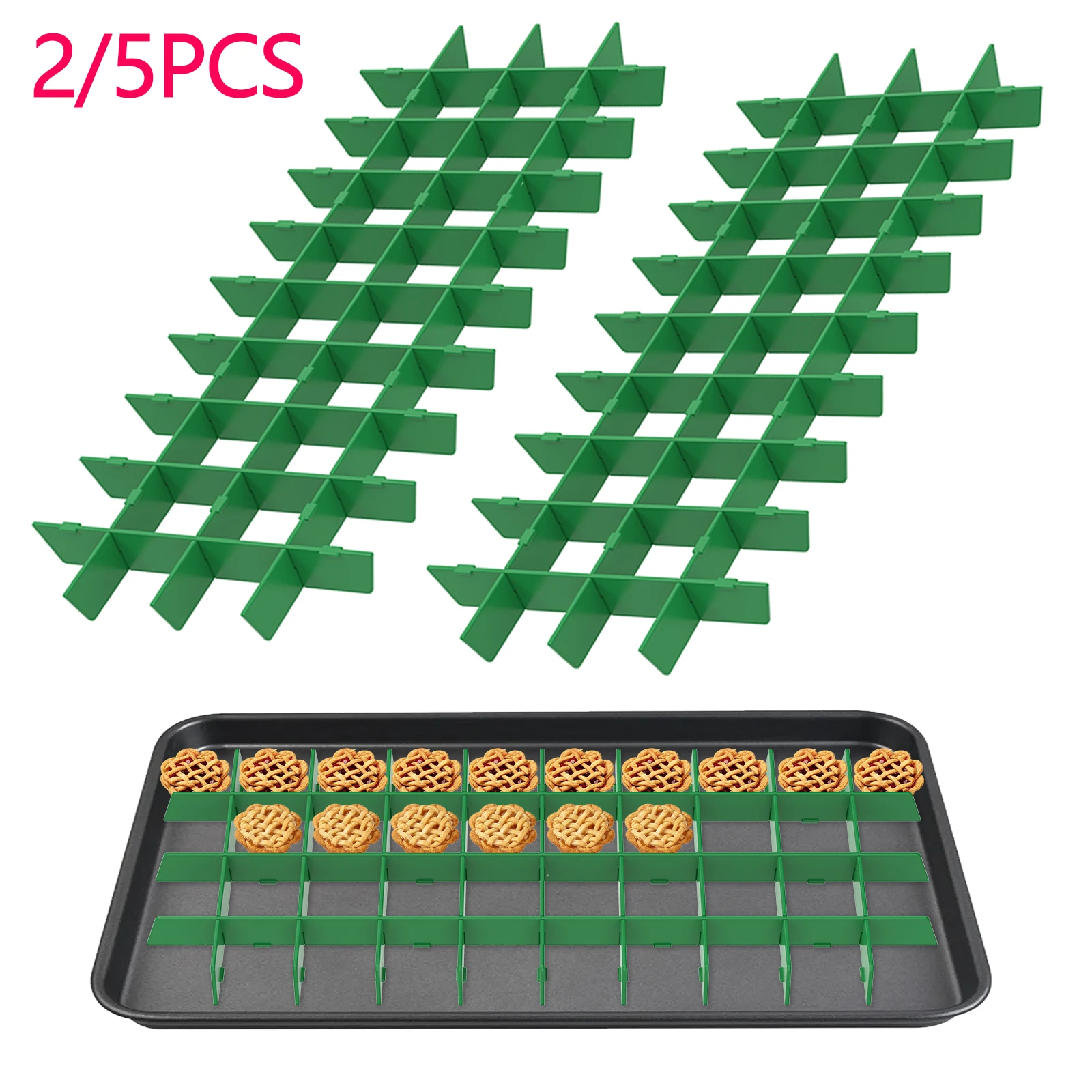 2/5pcs Tray Divider Set Baking Separator Adjustable Candy Tray Divider for Harvest Right Freeze Dryer Kitchen Accessories Gadget