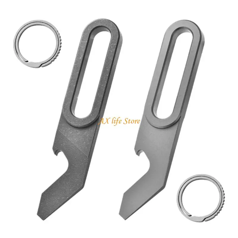 

J2HA Multipurpose Keychain Tool Suitable For Outdoor Camping Hiking Survival With Bottle Opener Puller& Pry Bar Function