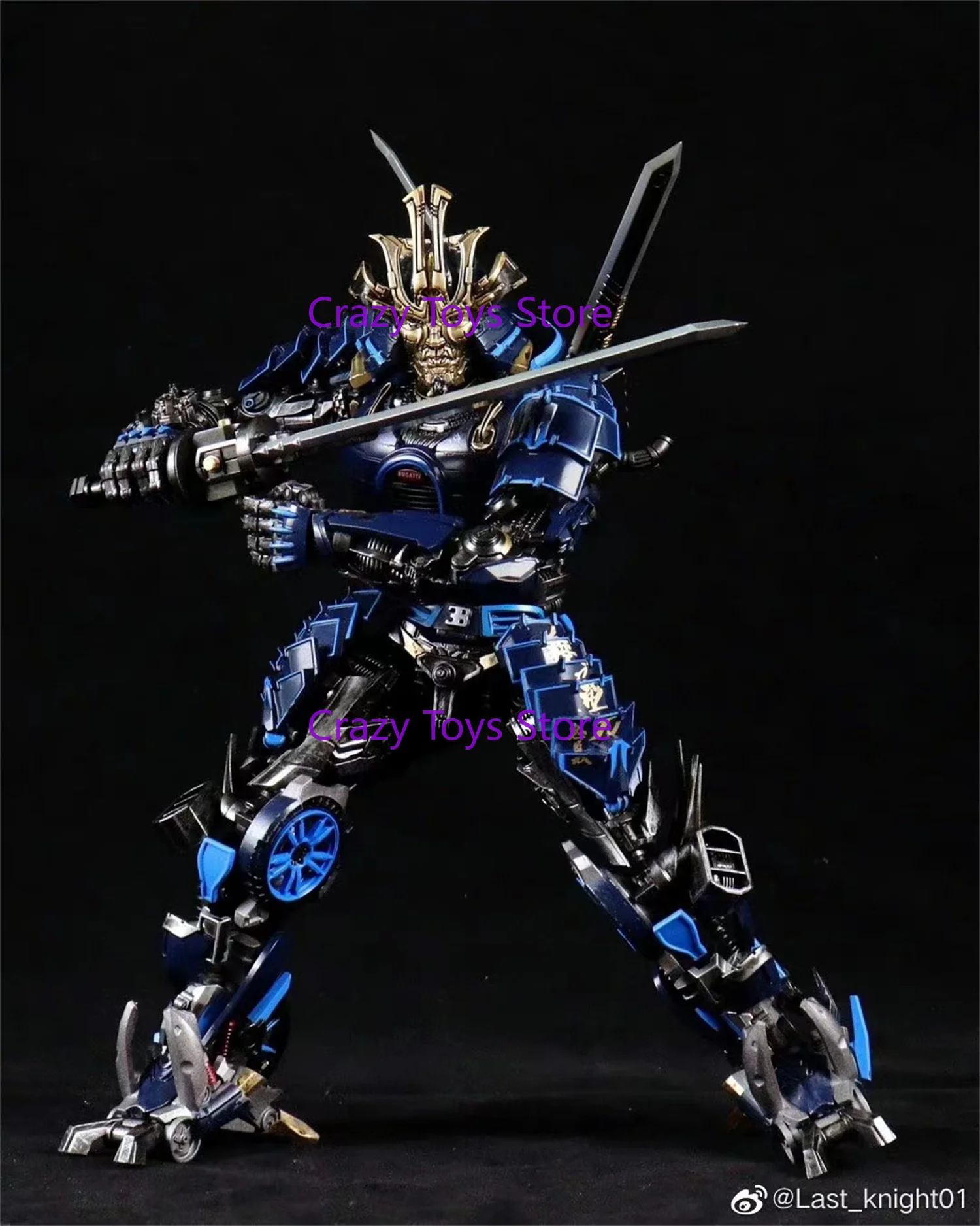 In Voorraad Transformatie Speelgoed Laatste Nacht LK-01 LK01 Drifting Blue Swordsman met DLX Robot Action Figure Collection Gift