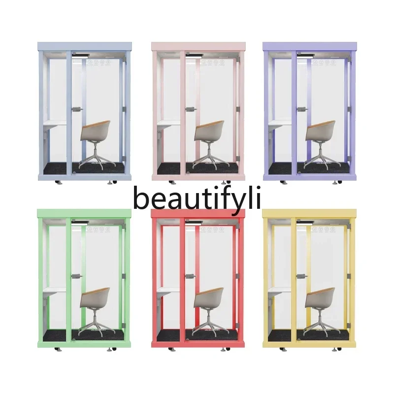 Z189 Recording studio soundproof room Household silent soundproof compartment  Glass live stream mobile  Y