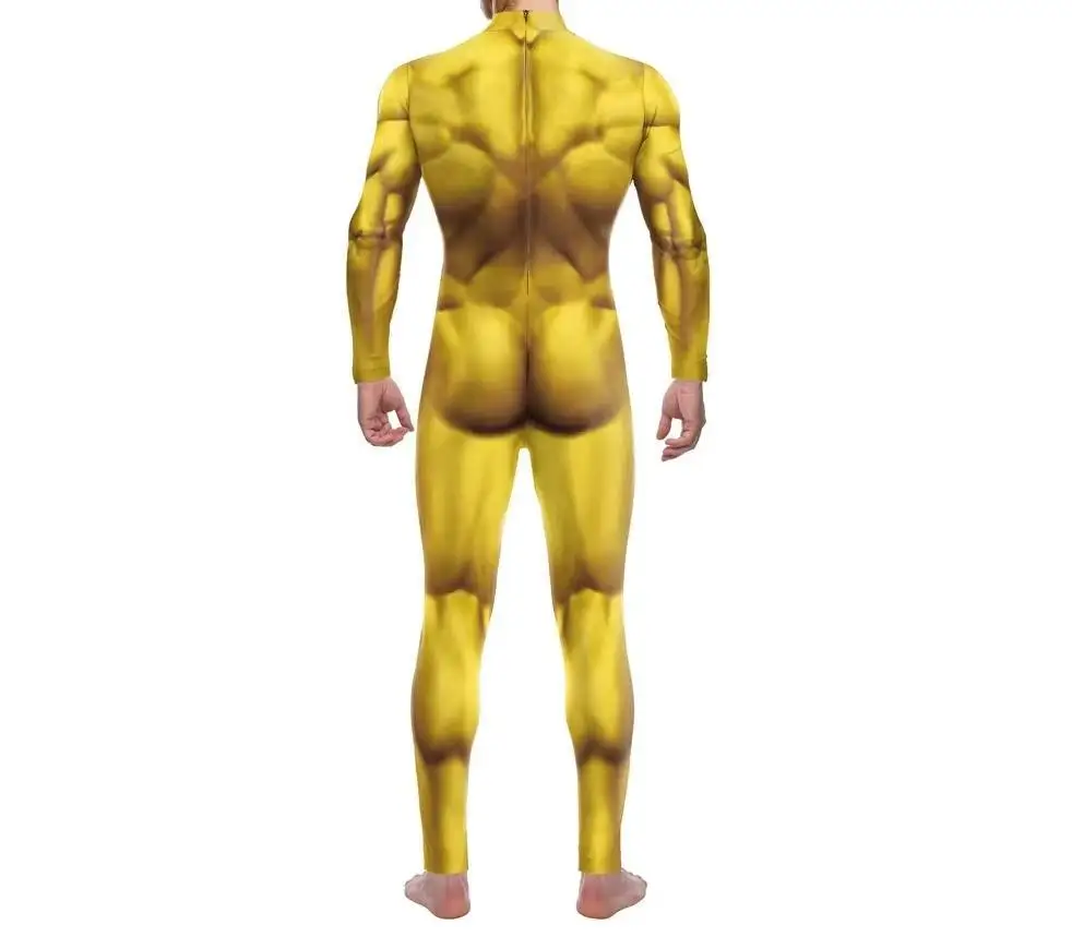 Halloween Mode Punk Roboter Bodysuit Damen Digitaldruck Zentai Sexy Feiertagsparty Jumpsuit Rollenspiel Rave Outfit Catsuit – Detail 15