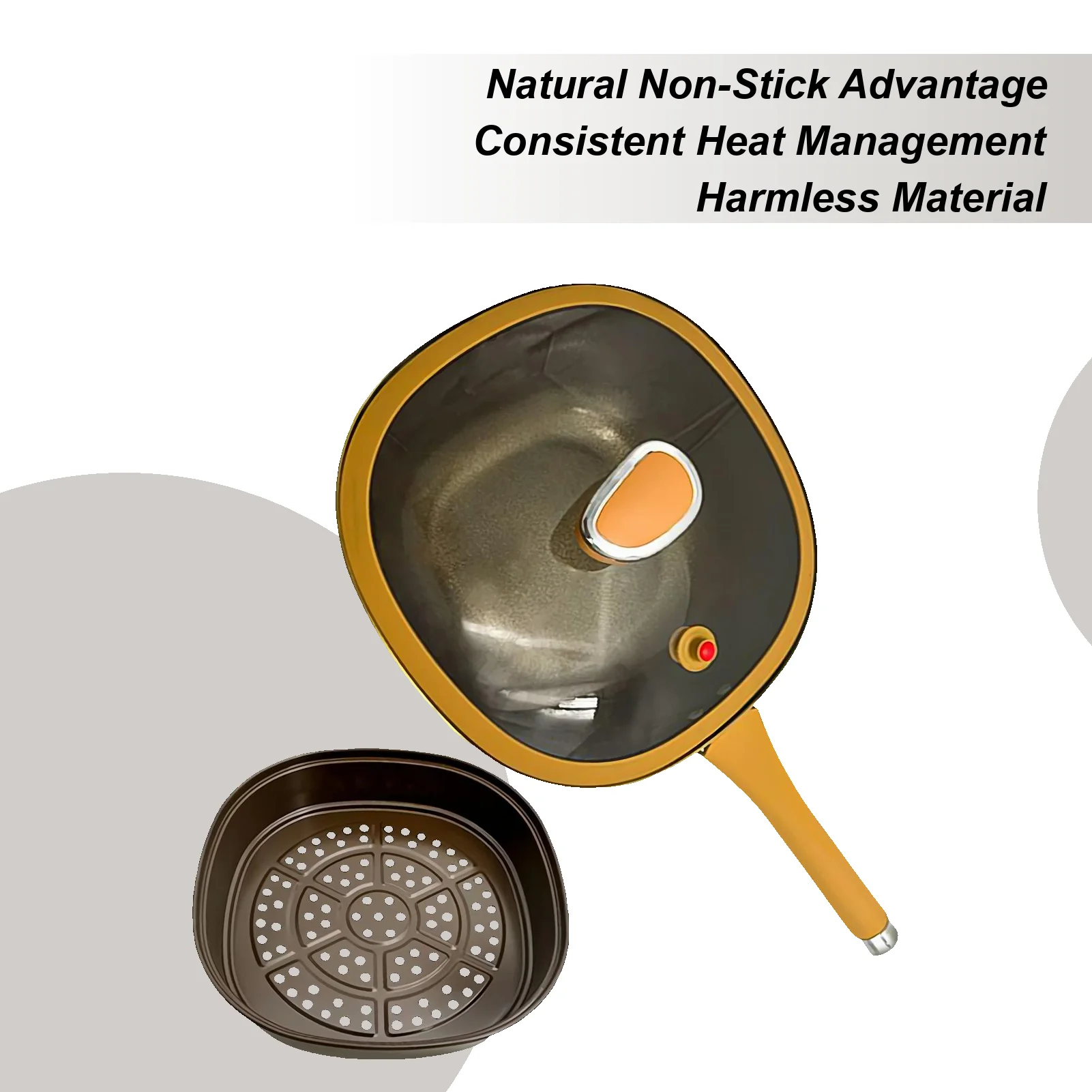 

Saute Pan With Lid Nonstick Skillet With Lid 12 Inches Skillet Cookware With Ergonomic Handle For Cooking Oven Home Kitchen