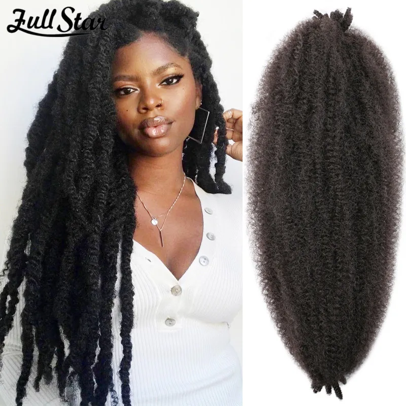 

Полная звезда Весна yафро твист плетеные волосы удлинитель состаренные мягкие месточки пушистые афро Твист крючком волосы бабочки Locs черный