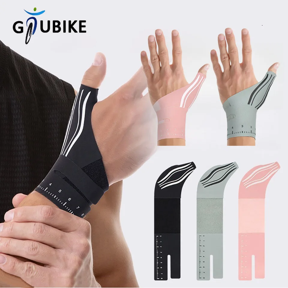 GTUBIKE 1PCS Fixed Sport Wrist Guard Wrist Sprain Tendonitis with Fastener Tape Wristband Ultra Thin Joint Brace Basketball