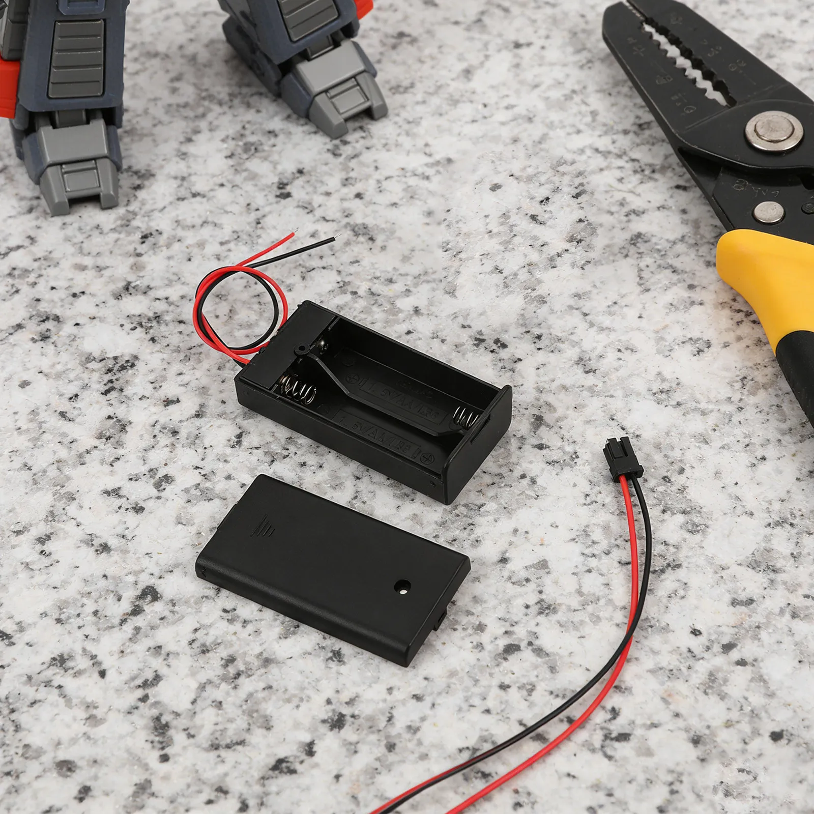 10개입 AA 배터리 홀더 케이스 유선 커버 배터리 박 - Useful Diy Electronics Projects 리뷰 및 가격