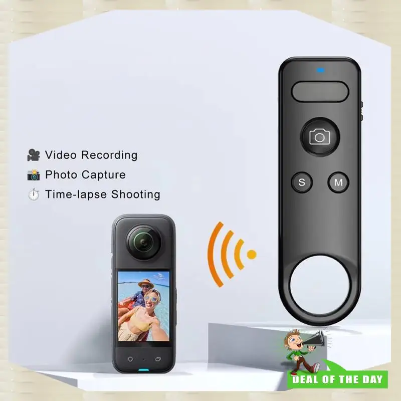 جهاز تحكم عن بعد بتقنية البلوتوث للتسليم لمدة 24 ساعة لوحدة التحكم في الصور والفيديو Insta360 X5/X4/X3/X2/Go3/Go3s/ACE/ACE Pro1/ACE Pro2