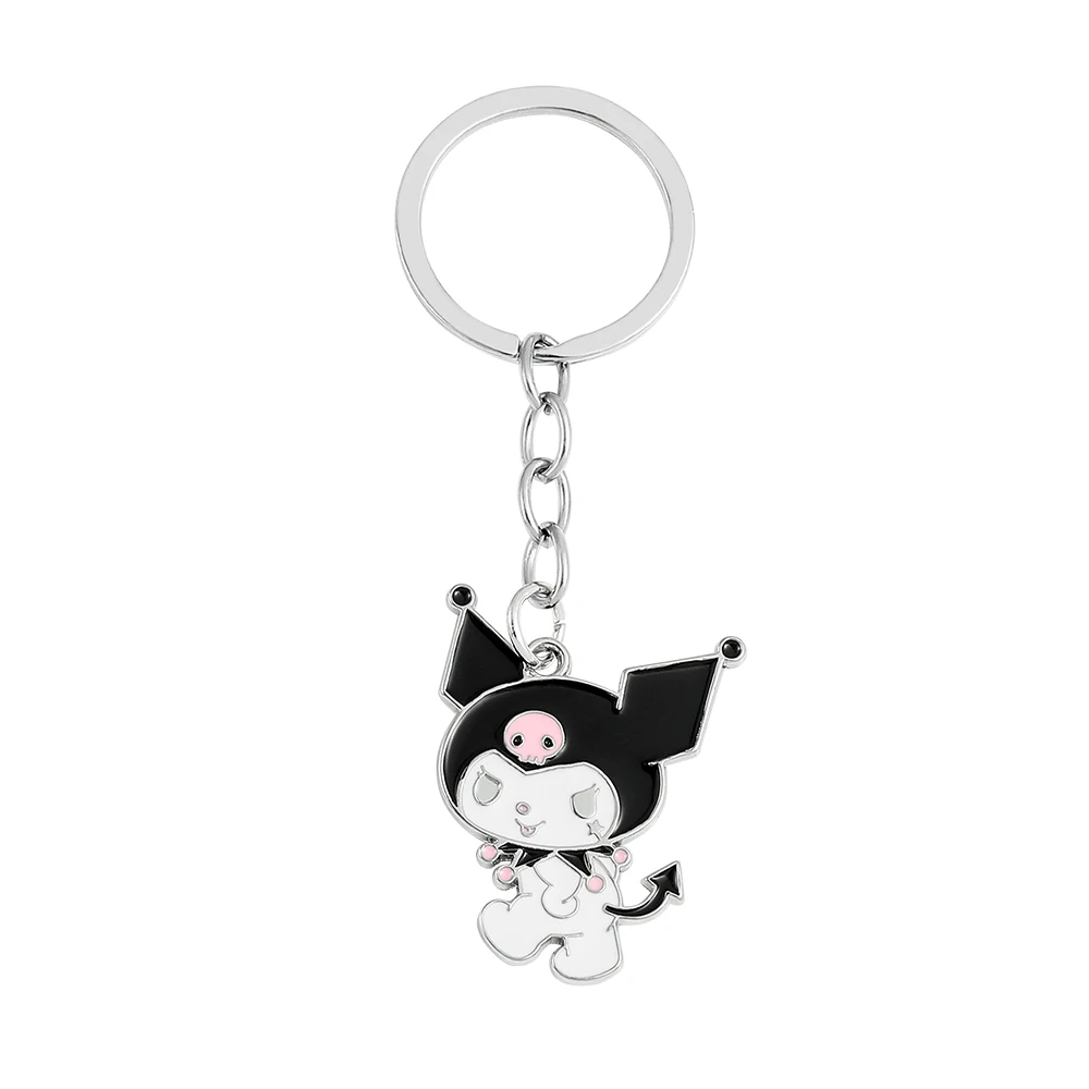 

Kuromi Keychain Fashion Anime Figure Kuromi Pendant Keyrings for Student Birthday Party Gifts