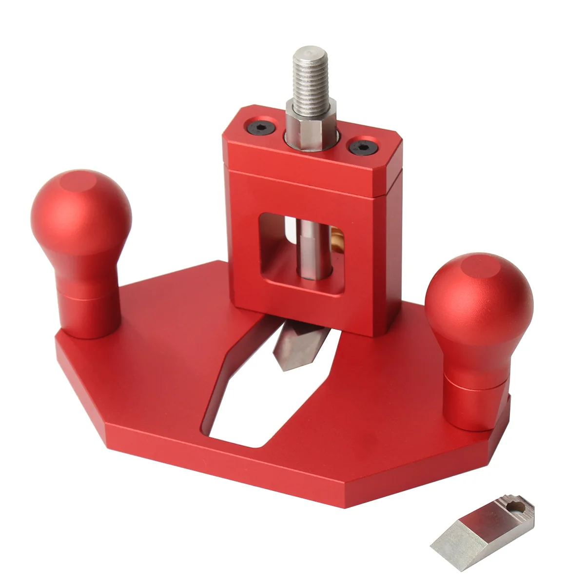 1Pc Router Plane Handheld Grooving Tool for Cutting Grooves Mortise with 2pc Blade Woodworking Tool