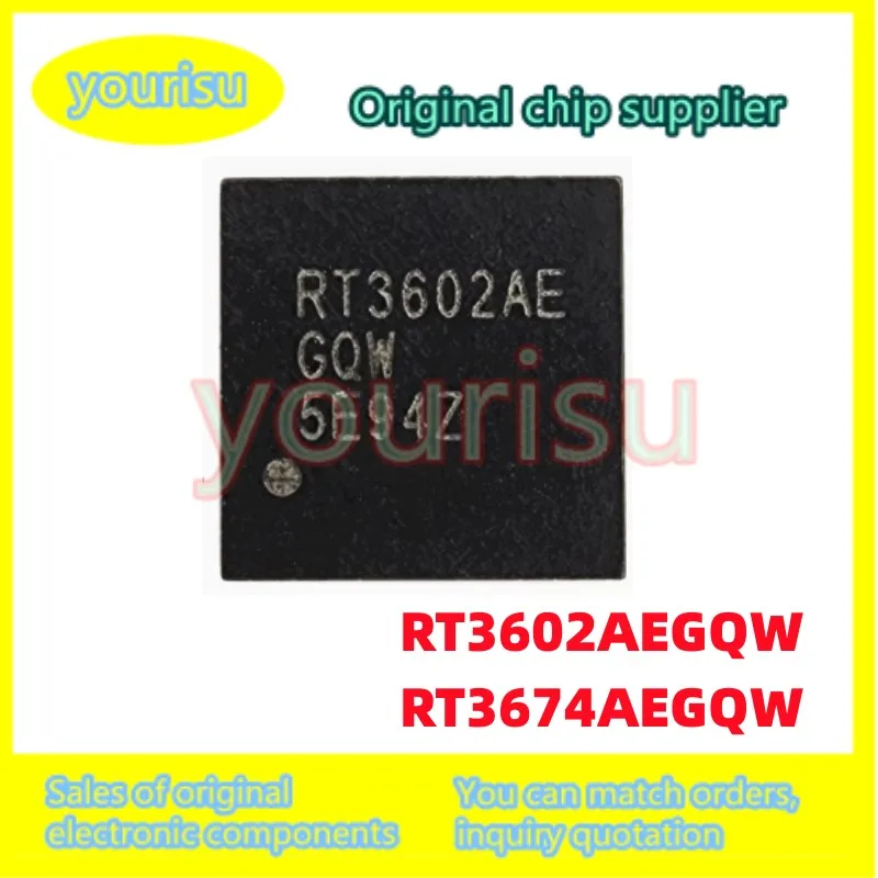 1Pcs/Lot new patch RT3602 RT3602AEGQW RT3674 RT3674AEGQW RT3602AE RT3674AE QFN power chip IC