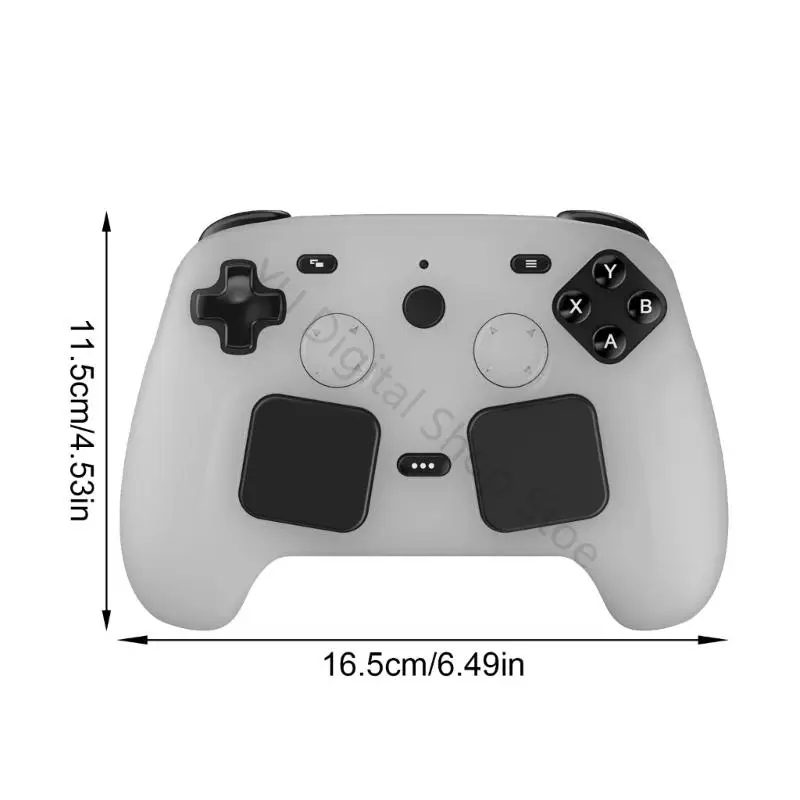 96BA Game-Controller-Silikonhülle für Steam Controller 2 mit Daumengriffen, flexibler Gehäusepassung und einfacher – Detail 6