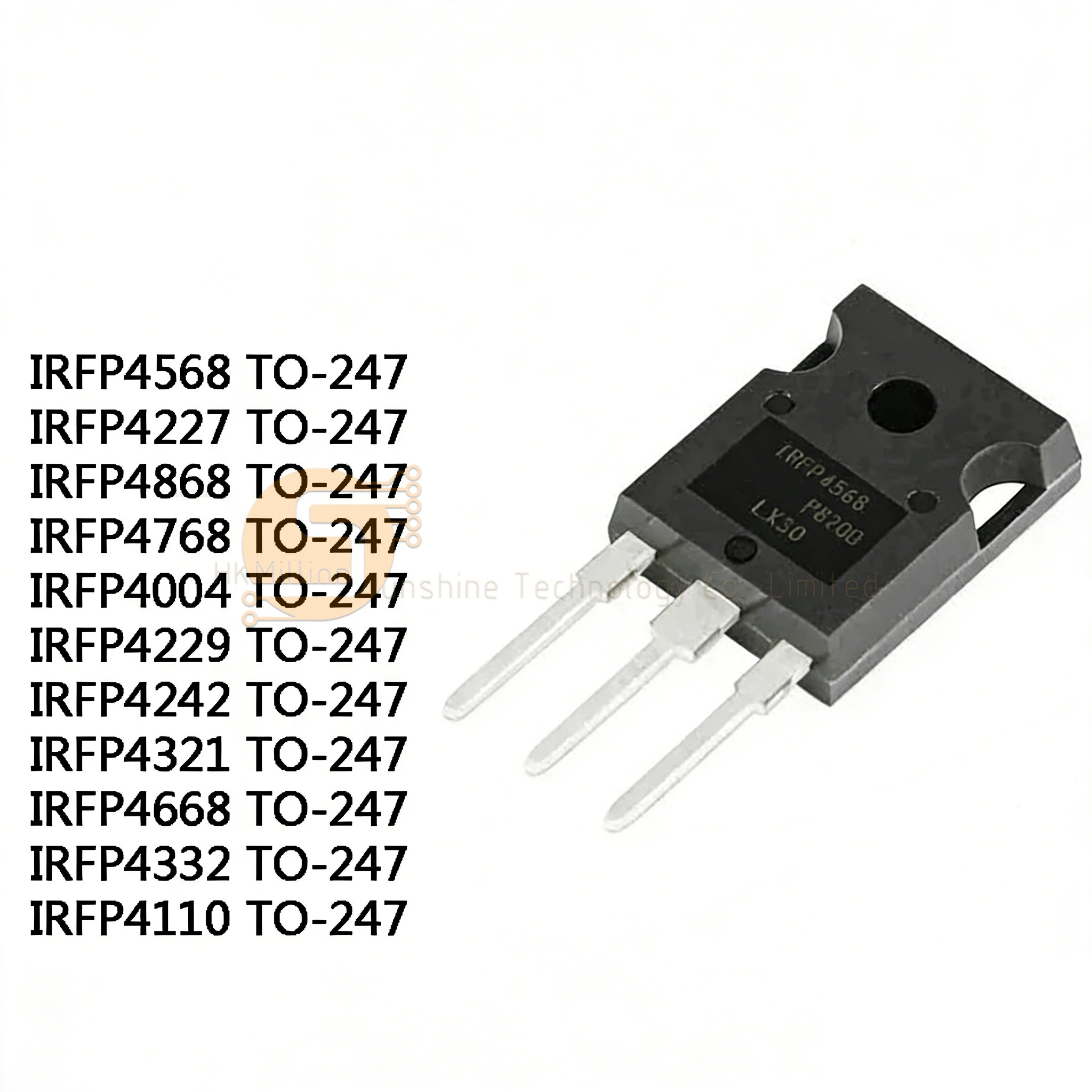 5 Peças IRFP4568 IRFP4227 IRFP4868 IRFP4768 IRFP4004 IRFP4229 IRFP4242 IRFP4321 IRFP4668 IRFP4332 IRFP4110 TO-247 Chip IC Novo