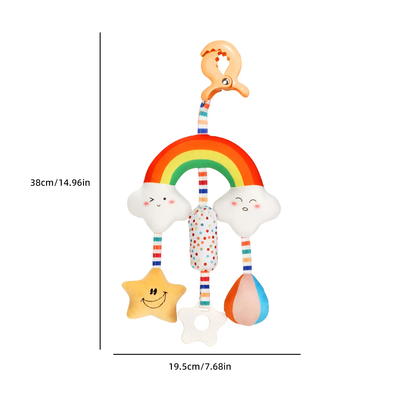 Baby Tap Leuk hangend rammelaar kinderwagen hangend speelgoed om baby's te kalmeren