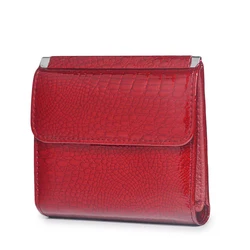 Fashion Women's Wallet with Magnetic Clasp Short Multifunctional Alligator luxury ladies wallet  female Mini ID card holder