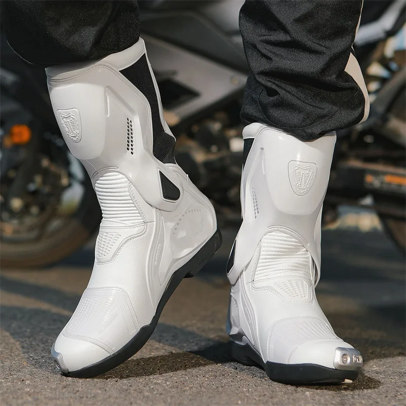 

2024 Professional Motocross Boots Men Motorboats Enduro Motorcycle Boots For motocross MTB Downhill Boot Rider Shoes Moto Racing