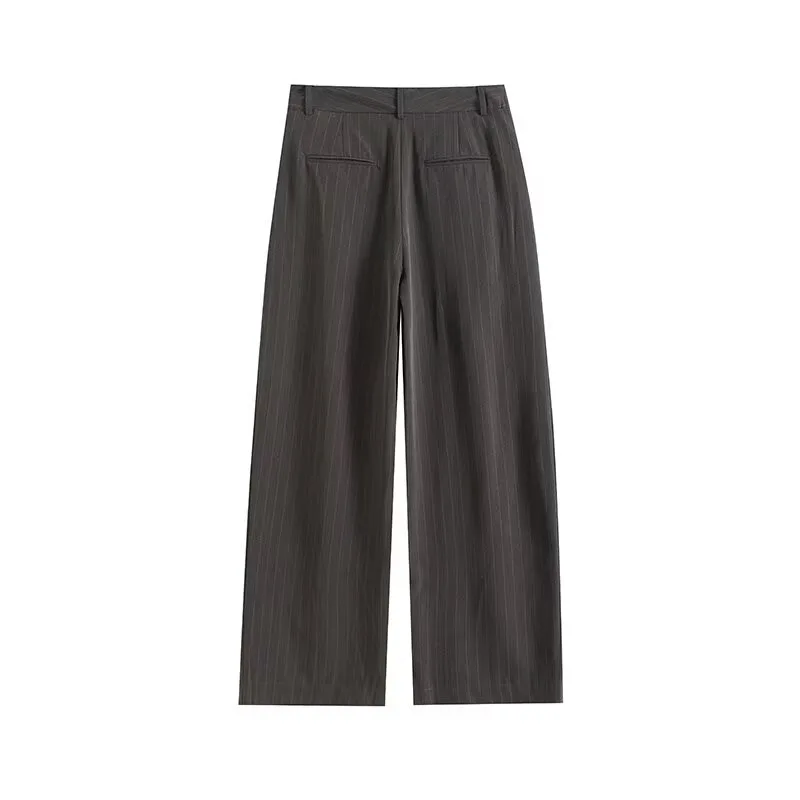 TRAF ZR Baggy Pants for Women Solid Basics Minimalist Woman Trousers New in Trousers and Pants Vintage Harajuku Wide Pants