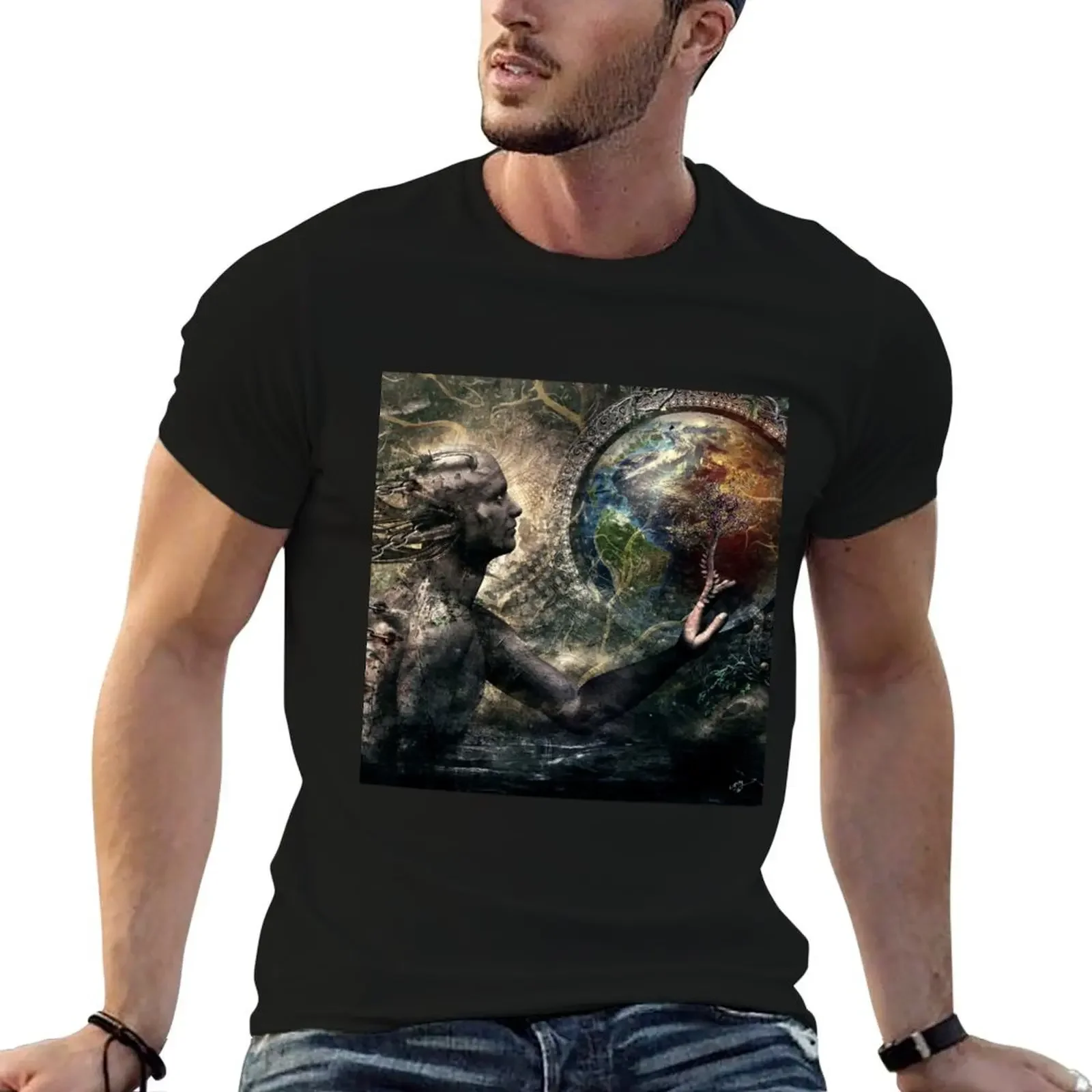 

Soul Sphere Crop T-Shirt plus sizes graphics for a boy men clothing