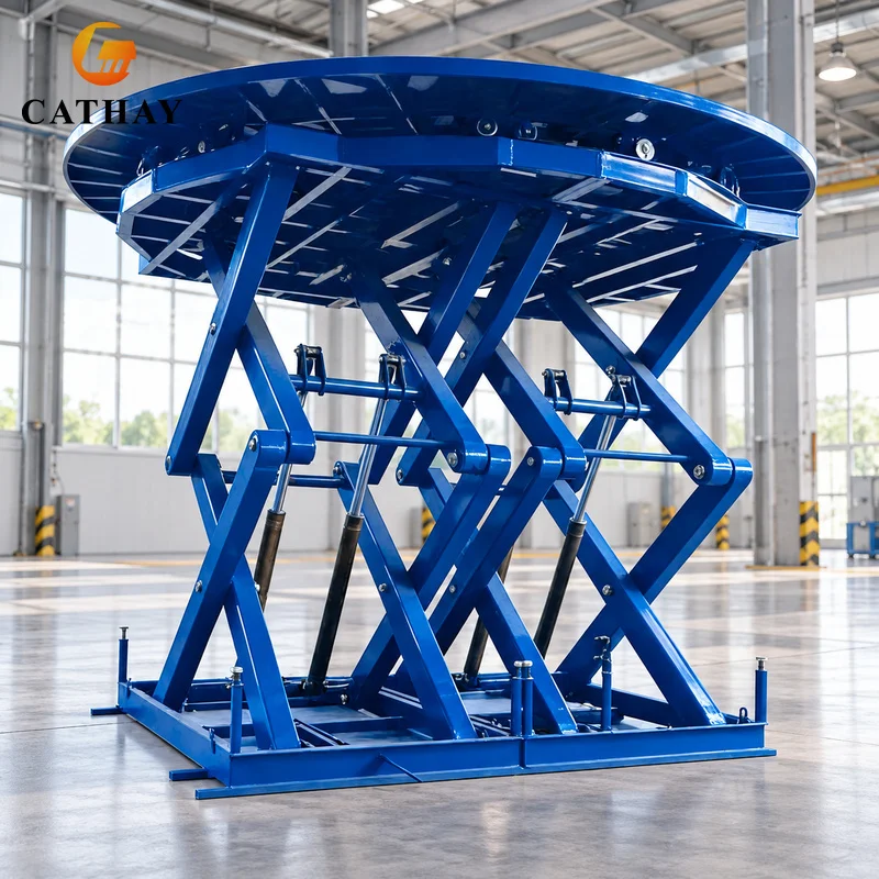 Residential Car Turntable 360 Degree Rotating Parking Platform for Luxury Villa Driveway and Home Garage