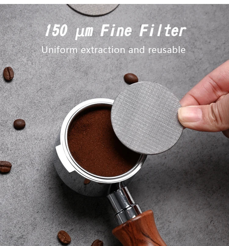 Wiederverwendbarer Espresso-Puck-Siebfilter, Kontakt-Duschsieb für 51 mm, 54 mm, 58 mm Breville Siebträger, Barista-Maschinenzubehör – Detail 4