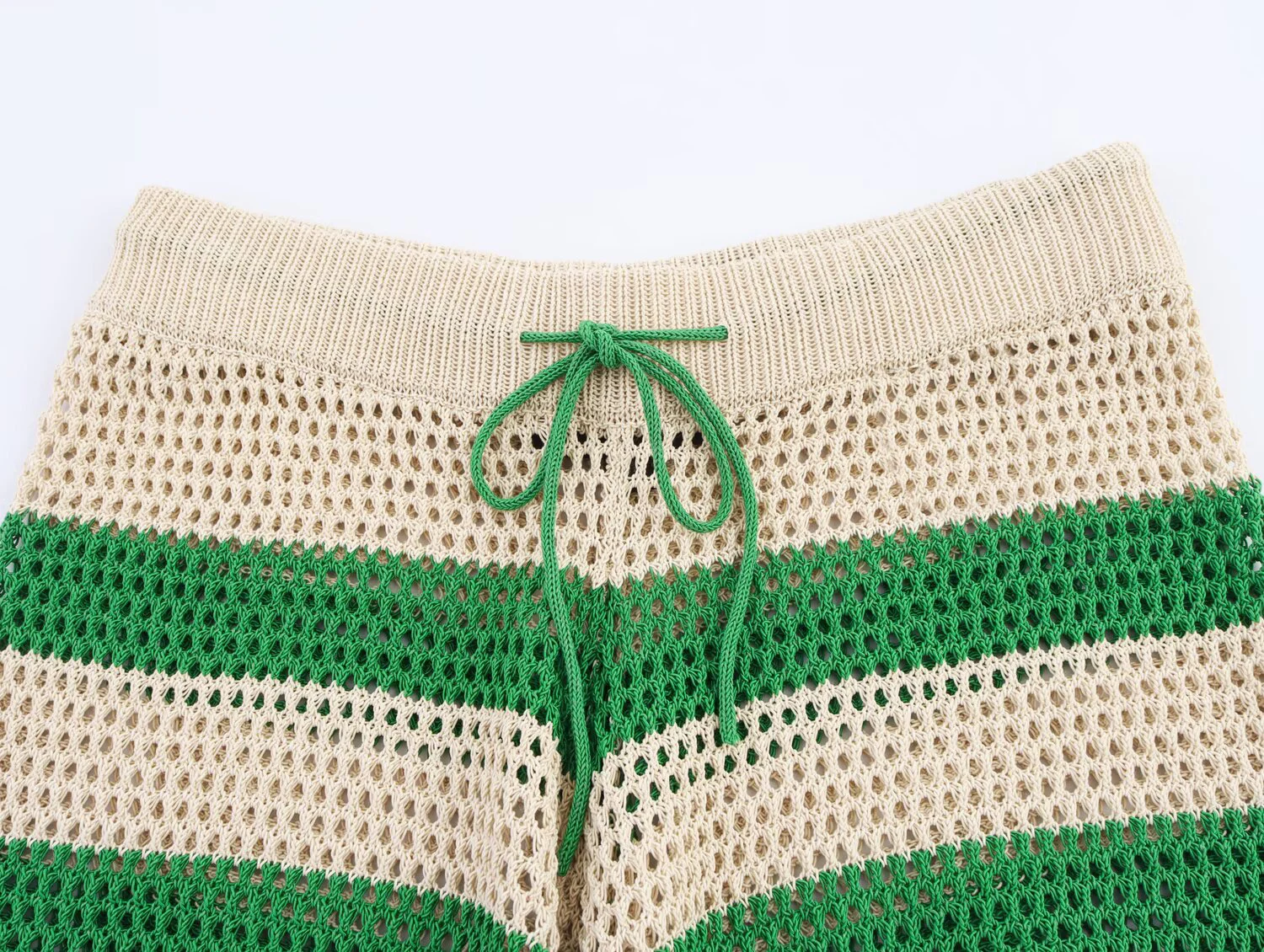 ربيع جديد الملابس النسائية النمط الأوروبي والأمريكي محبوك قميص بولو طوق بأكمام قصيرة مع مجموعة السراويل #6