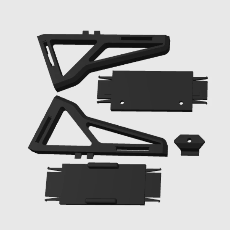 

BUILDLY DIY Building Block Wall Display Bracket Wall Mount Holder for LEGO 42143 Technic Ferrari Daytona SP3