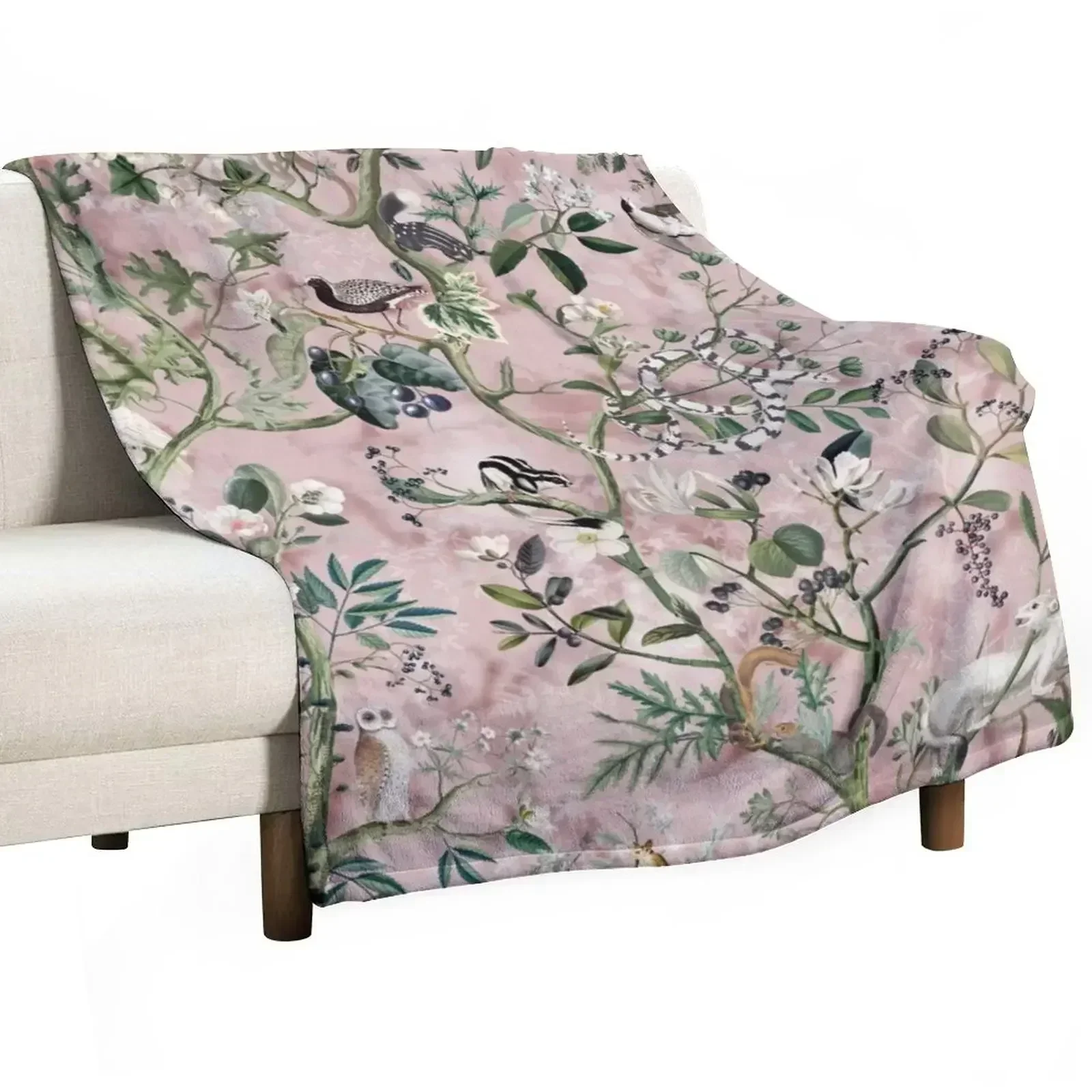 Wild Future pink Throw Blanket Luxury Designer Sofas Thin Vintage Cute Quilt Blankets