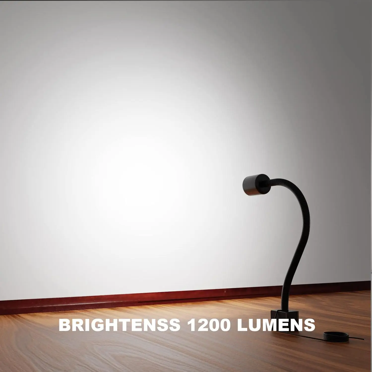 Magnetisches Arbeits licht, Lumen LED-Maschinen licht mit starkem Magnet fuß, flexible Schwanenhals-Magnet lampe für Drehmaschine und Dri