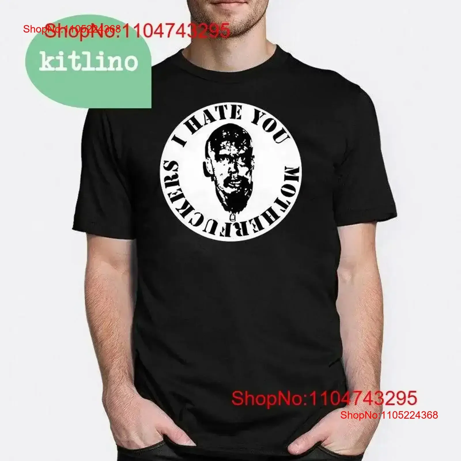 GG Allin I Hate You Motherfker T shirt S39705 vintage Washed Stretched Slightly homme Versatile Breathable streetwear vintage