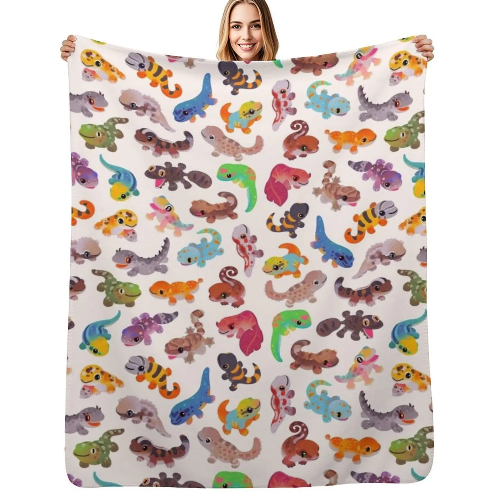 Gecko - bright Throw Blanket christmas gifts For Sofa Thin Warm Picnic Travel Luxury Blankets