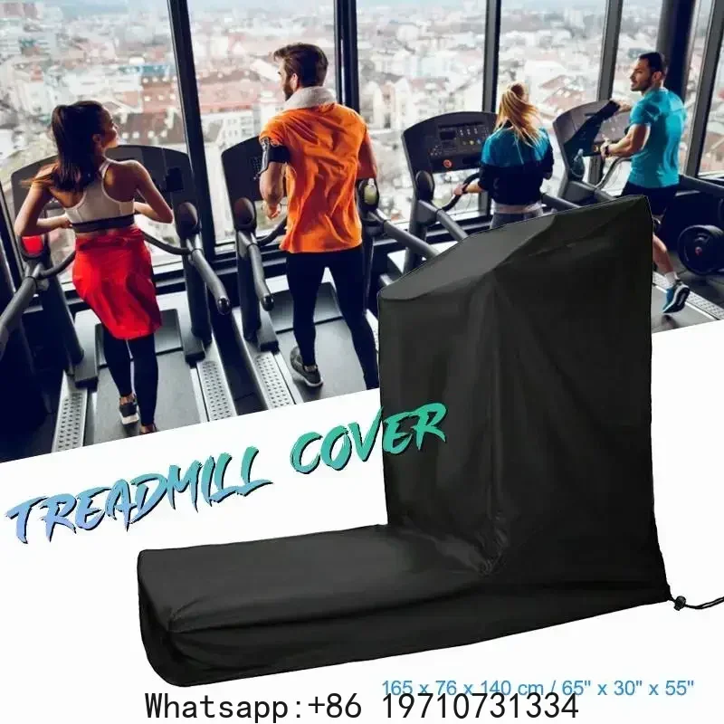 Waterproof Treadmill  Running Jogging Machine Black Indoor Outdoor Dustproof Shelter Protection All-Purpose Dust Covers