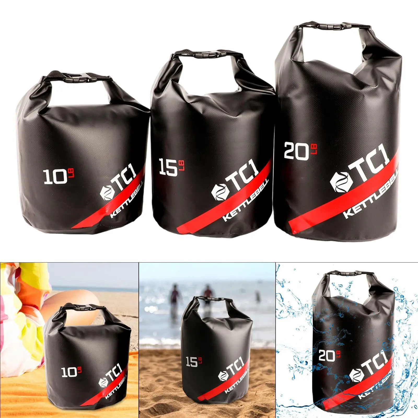 

Waterproof Dry Bag Lightweight Roll Top Sack Airtight Storage Waterproof Sack for Fishing Swimming Outdoor Beach Rafting