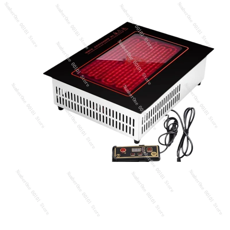 2500~ 5000W String Induction Cooker Commercial Electric Ceramic Cooker Oden Boiled Malatang Rectangular Grilled Fish Plate view 4
