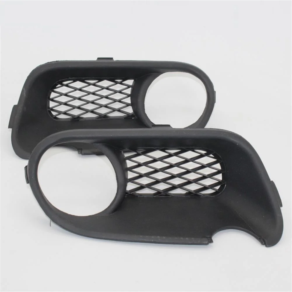 2szt Dla VW Touareg 2003 2004 2005 2006 2007 Stylizacja samochodu Przedni zderzak Lampa przeciwmgielna Światło przeciwmgielne Dolna osłona kratki z otworem