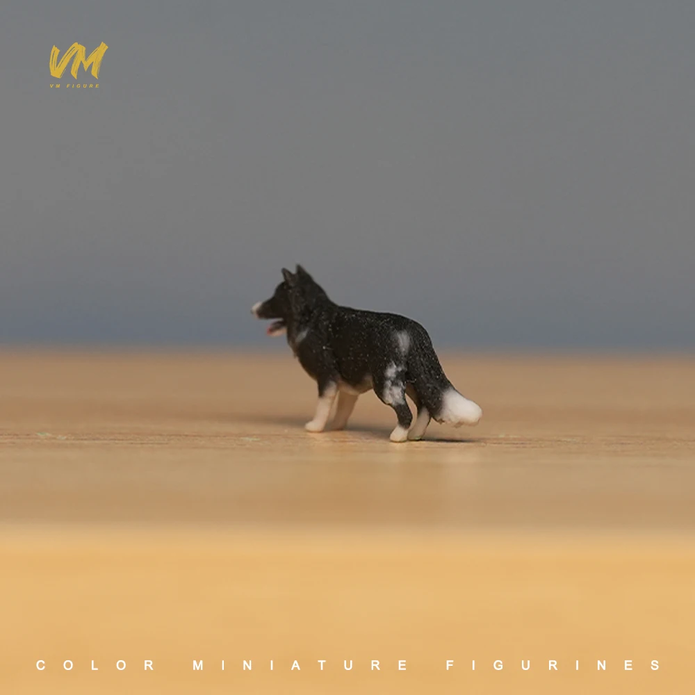 Realistyczne figurki psów w skali 1/64 1/43 1/24 1/18, zwierzęta domowe, pozycje: kucanie, leżanie, druk 3D, model figurki, rekwizyt, kreatywne dekoracje, rękodzieło.
