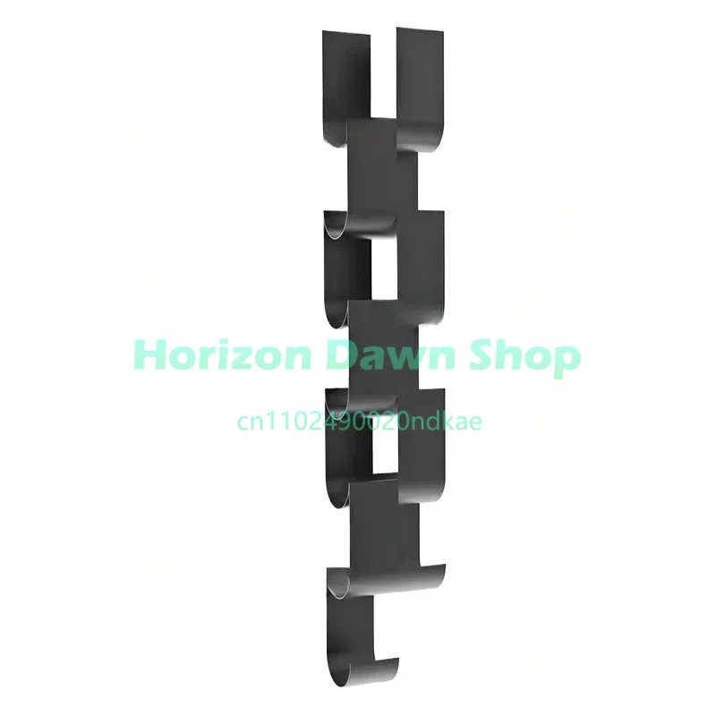 Wrought Iron Wall-mounted Wine Rack Bar Bar Modern Simple Wine Rack Restaurant Wall-mounted Creative Wine Display Rack