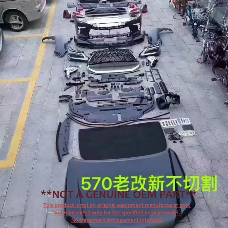 For Lexus 2008‑2015 Old To New Upgrade 2016‑2021 Style Body Kit Modification Accessories
