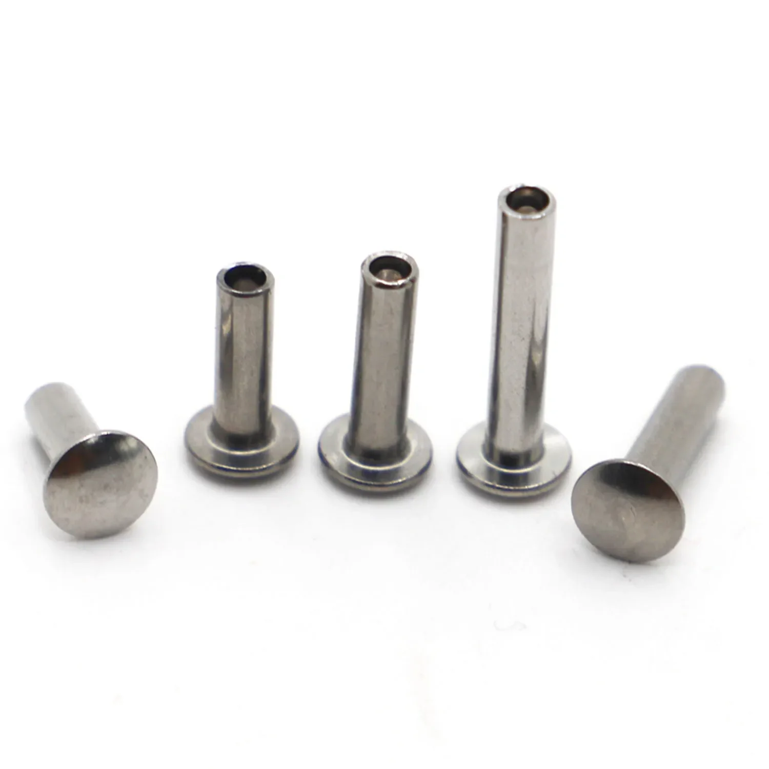 GB873 M2 M2.5 M3 M4 M5 304 Stainless Steel Round Flat Truss Head Half Semi Hollow Shank Rivet