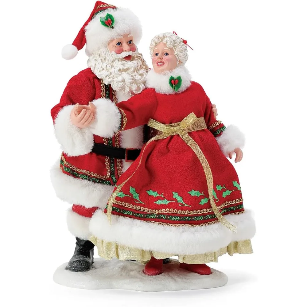 

Traditions Santa and Mrs. Claus Nine Ladies Dancing 12 Days of Christmas Figurine, 11 Inch, Multicolor Figurines christmas decor