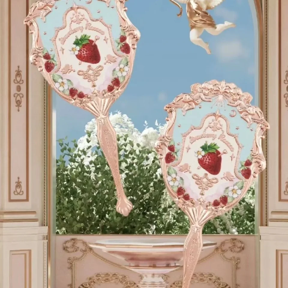 フラワーノーズ ハンドミラー ストロベリー ロココ バニーガーデン