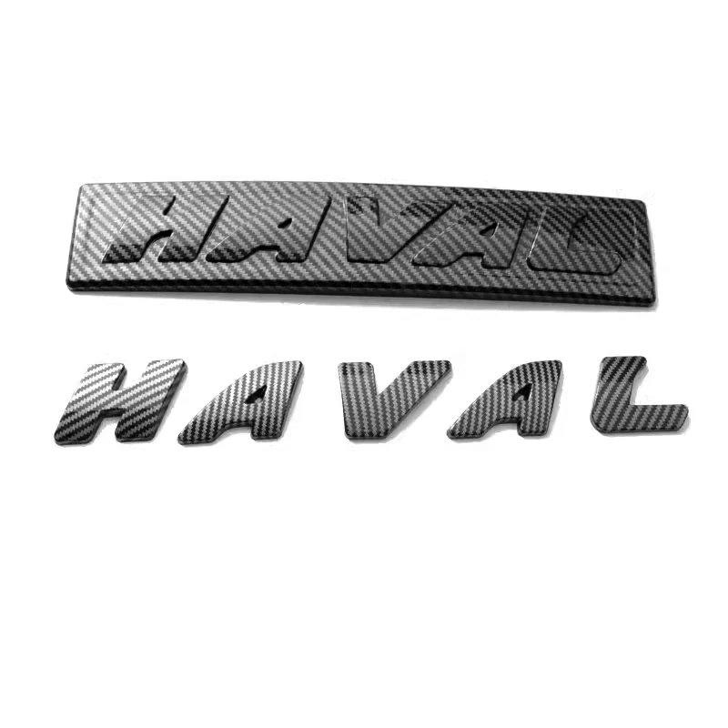 Front Grille Hood Logo Stickers For Haval H6 Front Rear Trunk Styling Emblem Paste Car Accessories